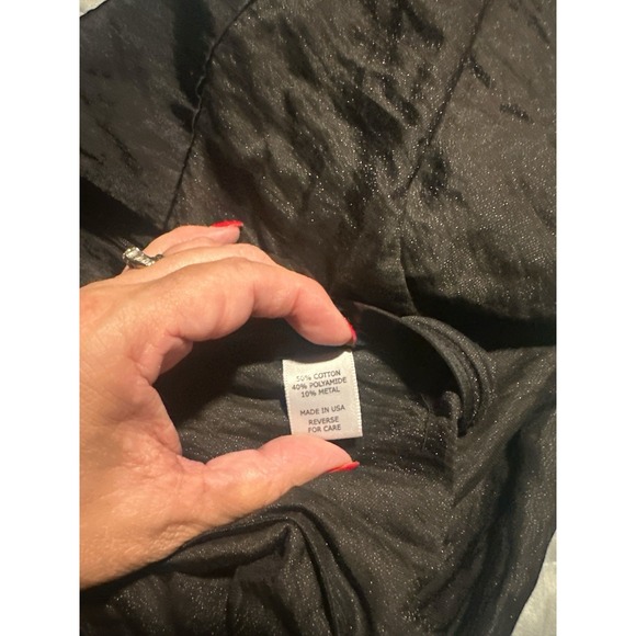 Richard Chai Love  Black Bra Top Shift Dress Ruffle Bottom Size 10 NWT - Picture 6 of 8